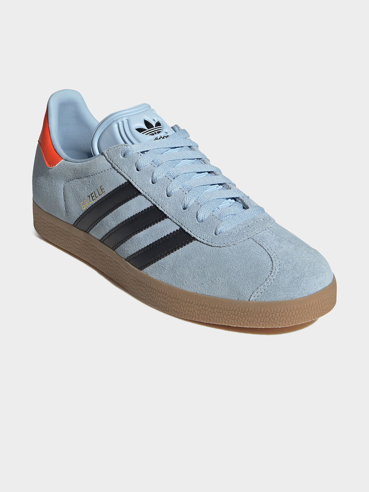 Adidas Unisex Gazelle In Clear Sky & Black | Clear Sky/Core Black/Gum 2