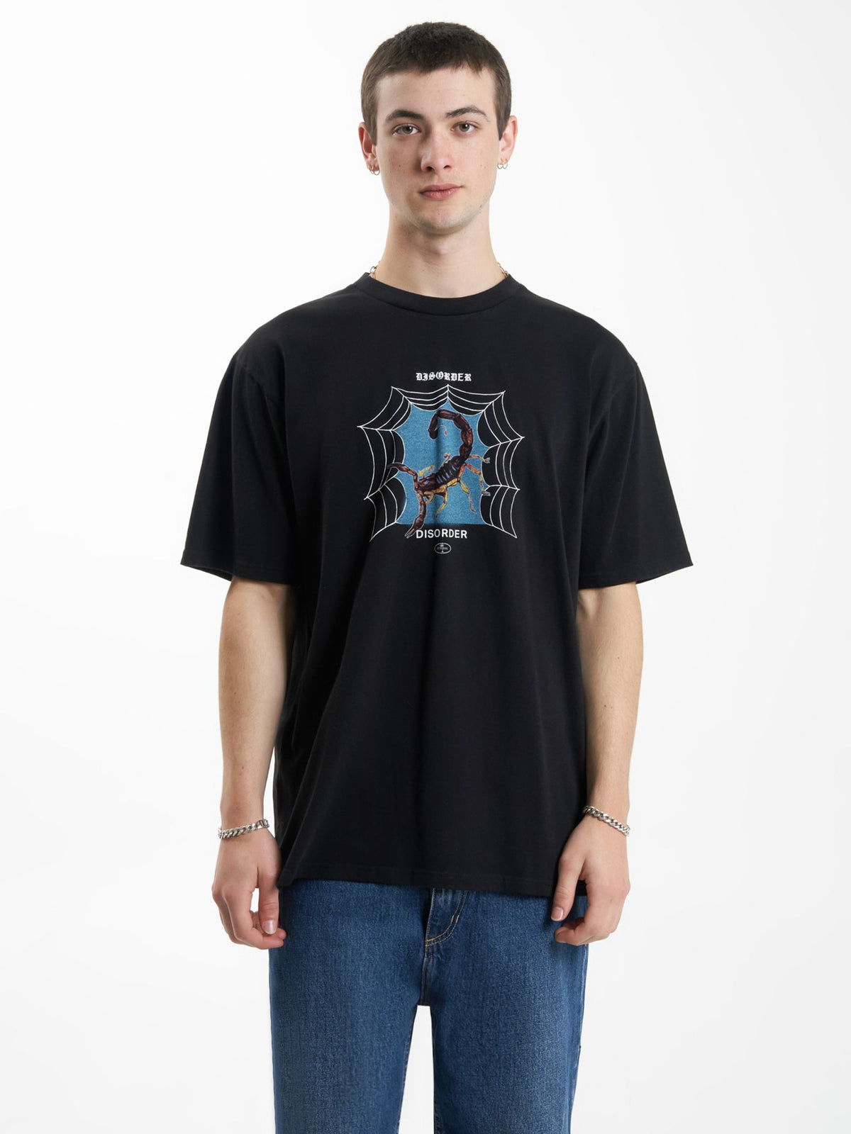 Thrills Disorder Disorder Oversized Fit T-Shirt | Black