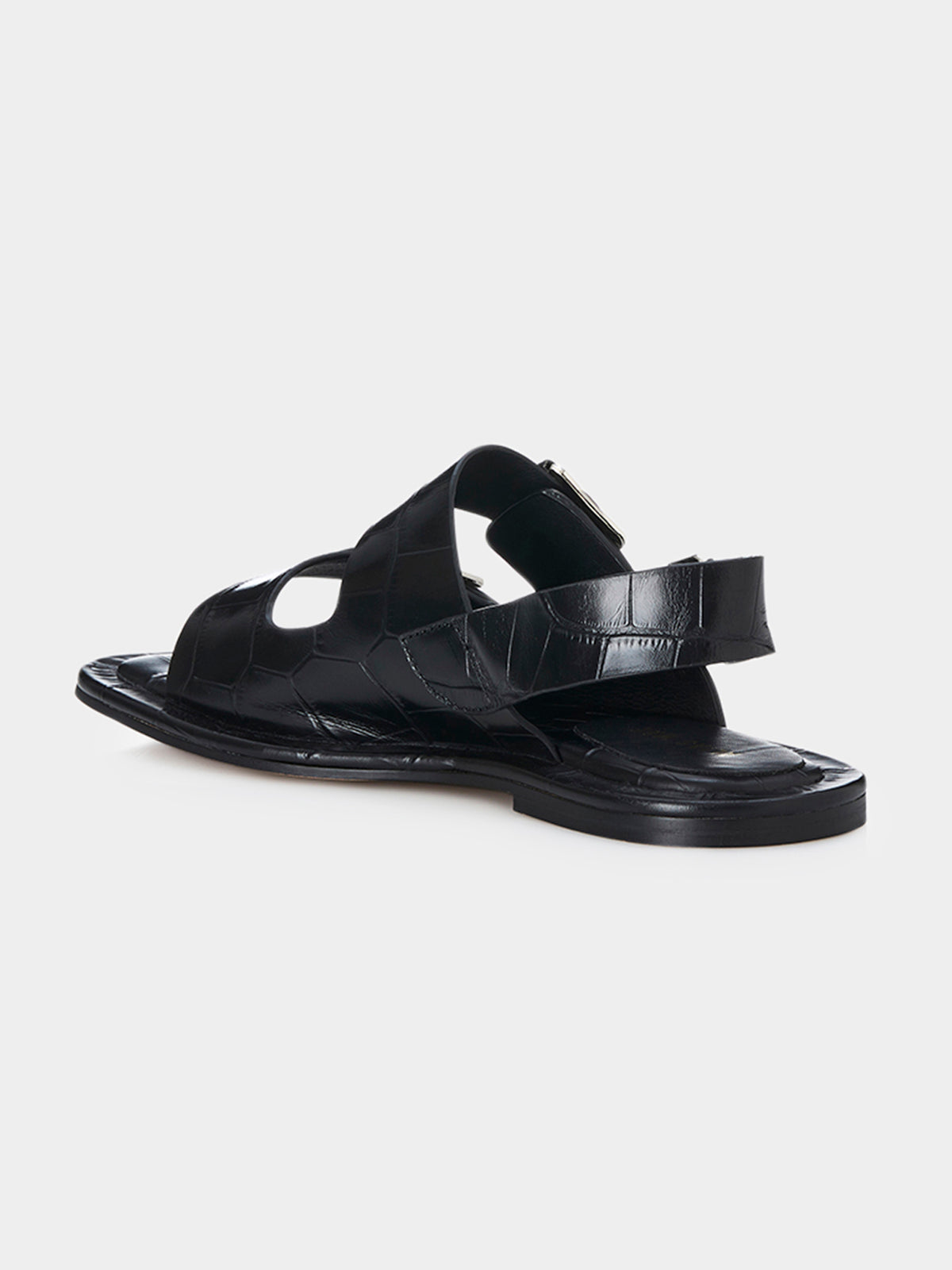 Alias Mae Keri Sandals in Black Croc | Black Croc