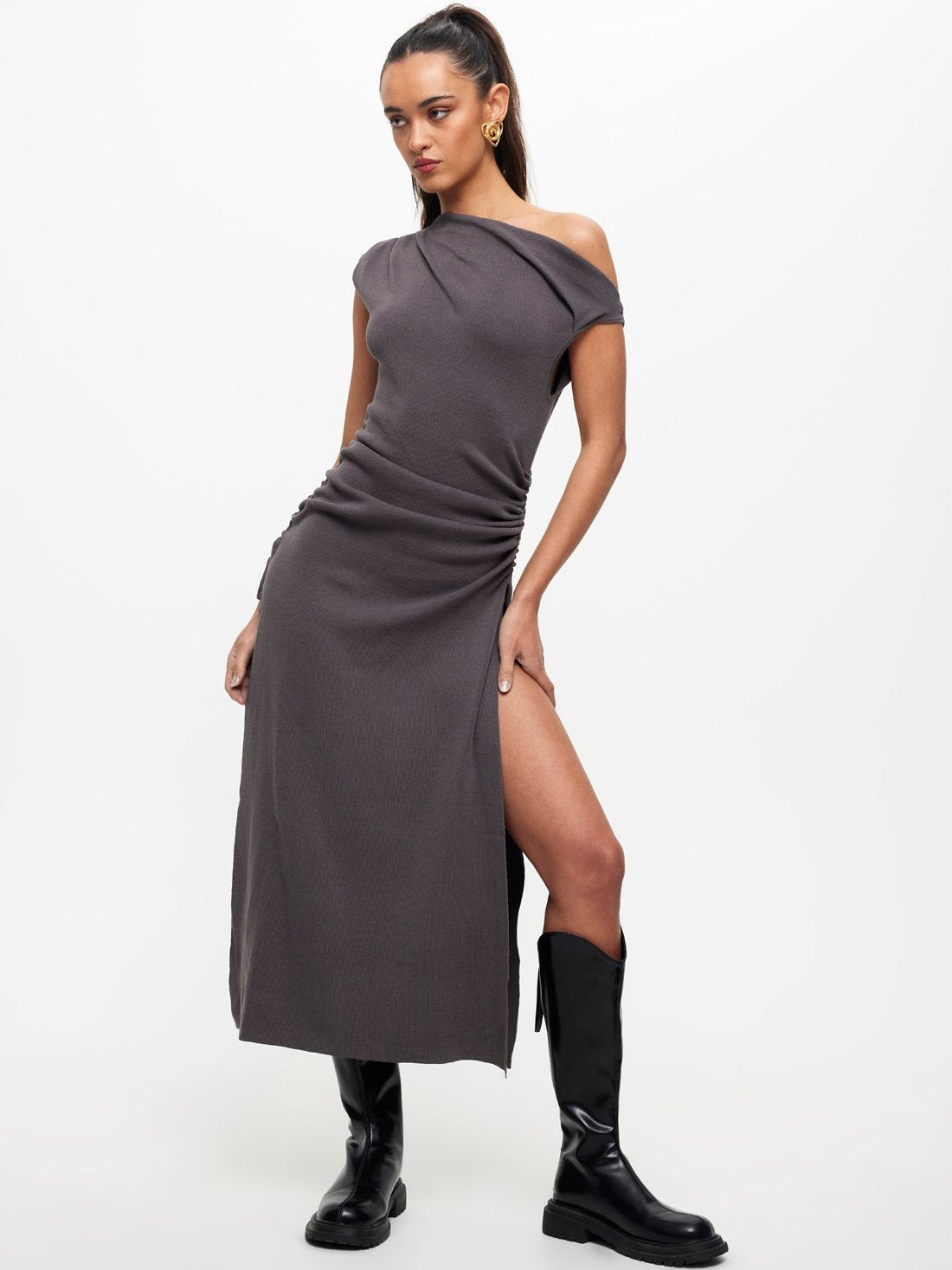 Lioness Original Sin Dress in Slate Grey | Slate