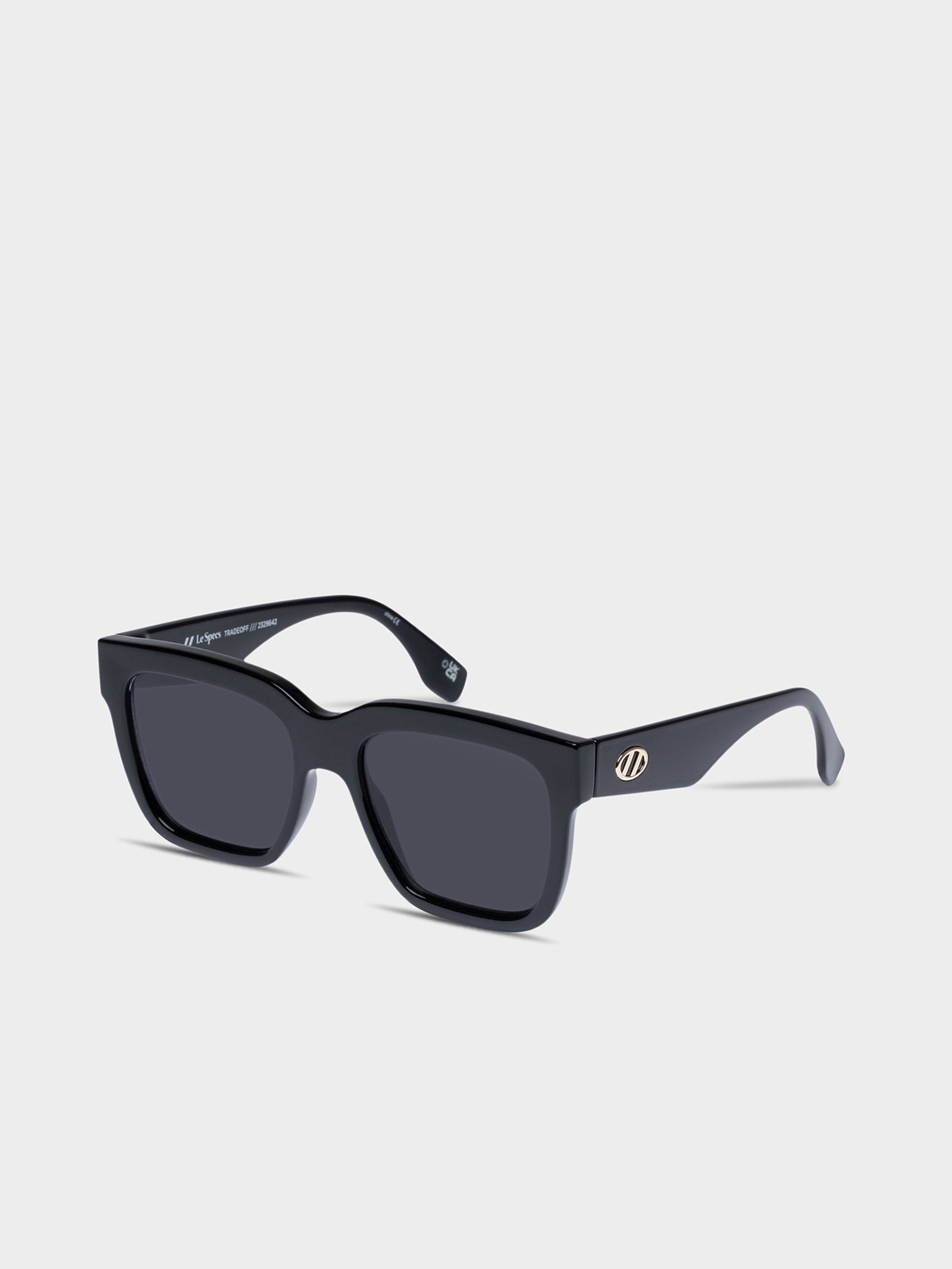 Tradeoff Sunglasses in Black Smoke Mono - Glue Store