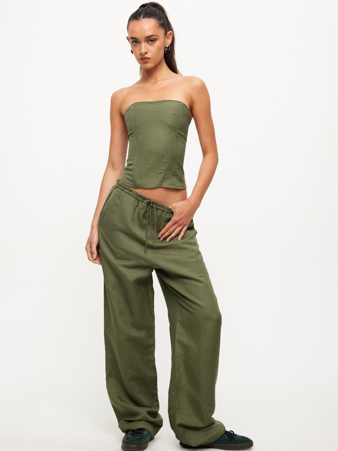 Baggy Trousers - Green