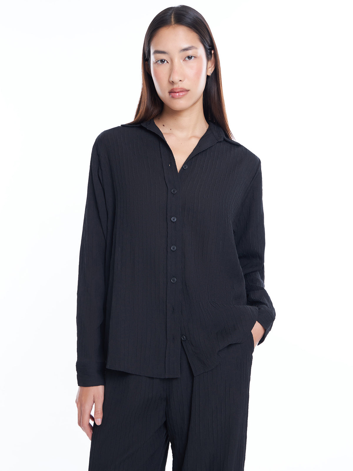 Lulu & Rose Maddy Shirt | Black