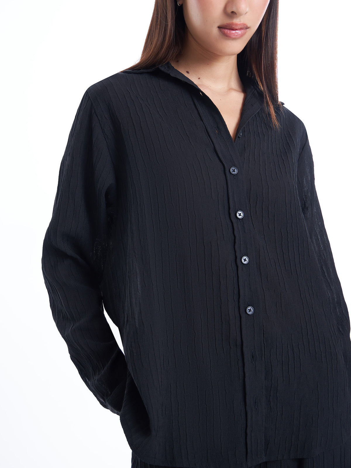 Lulu & Rose Maddy Shirt | Black