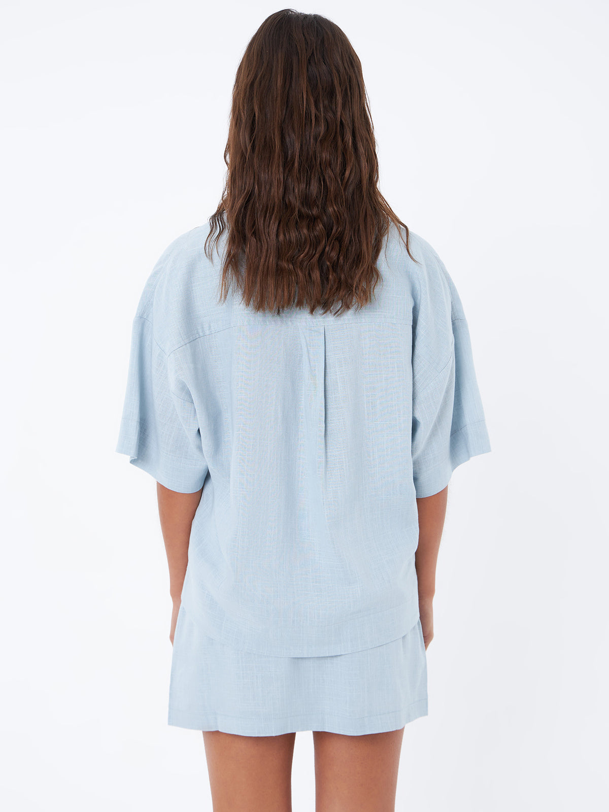 Lulu & Rose L&R Boxy Shirt In Icy Aqua | Icy Aqua