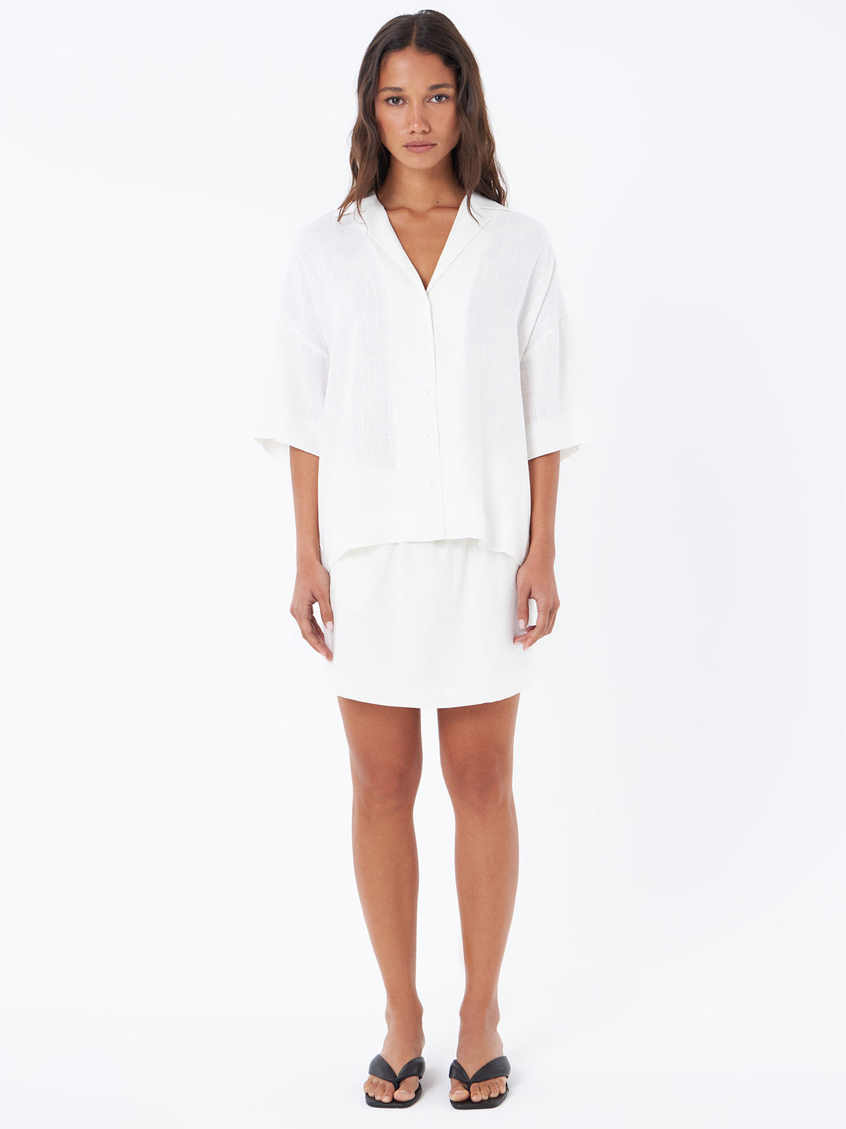 Lulu & Rose L&R Boxy Shirt In Off White | Off White