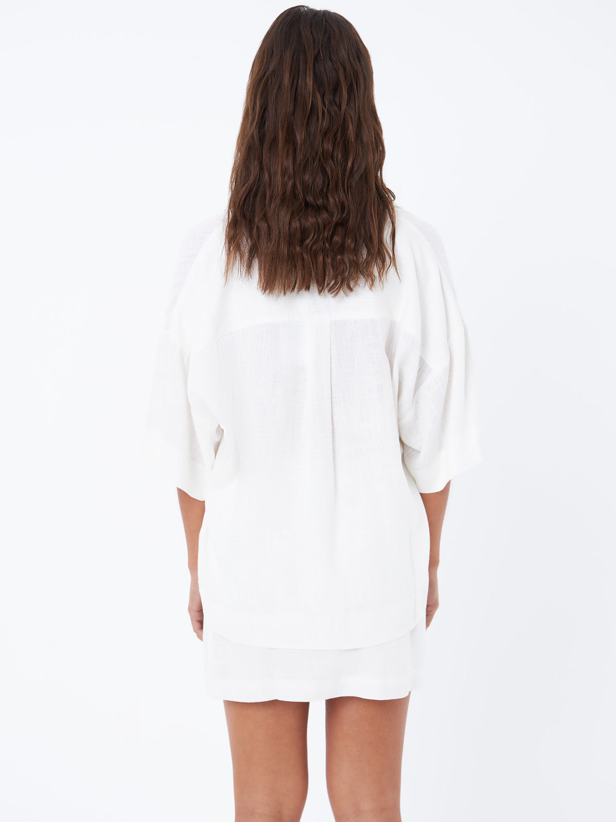 Lulu & Rose L&R Boxy Shirt In Off White | Off White