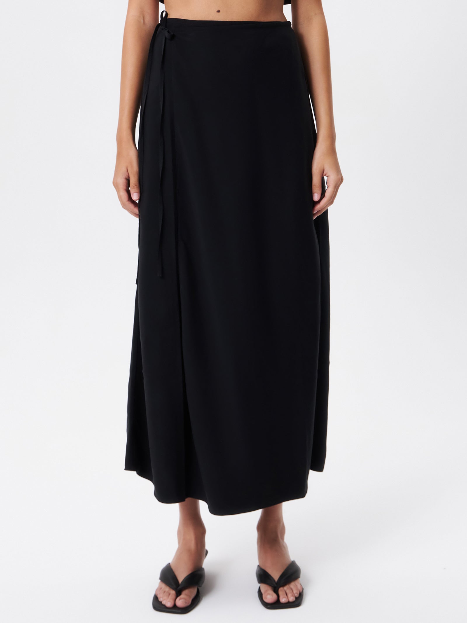 Meg Wrap Midi Skirt