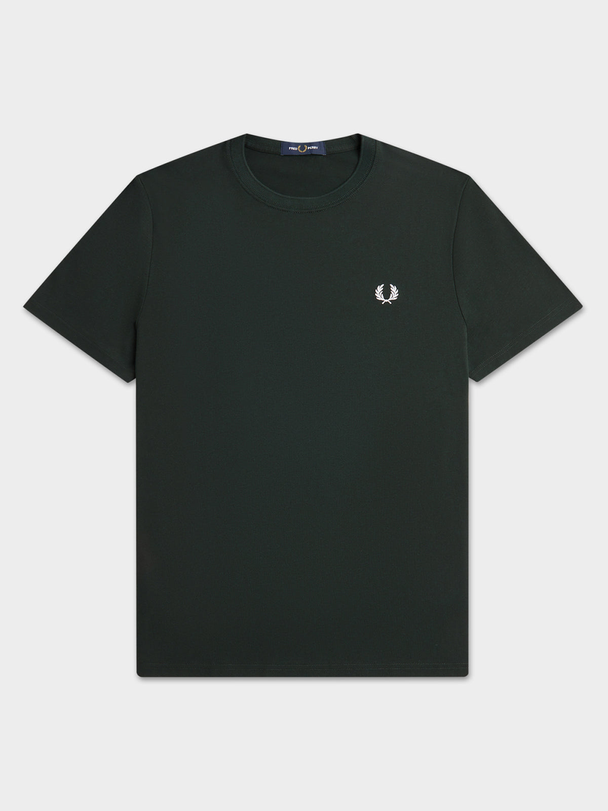 Fred Perry Crew Neck T Shirt | Night Green