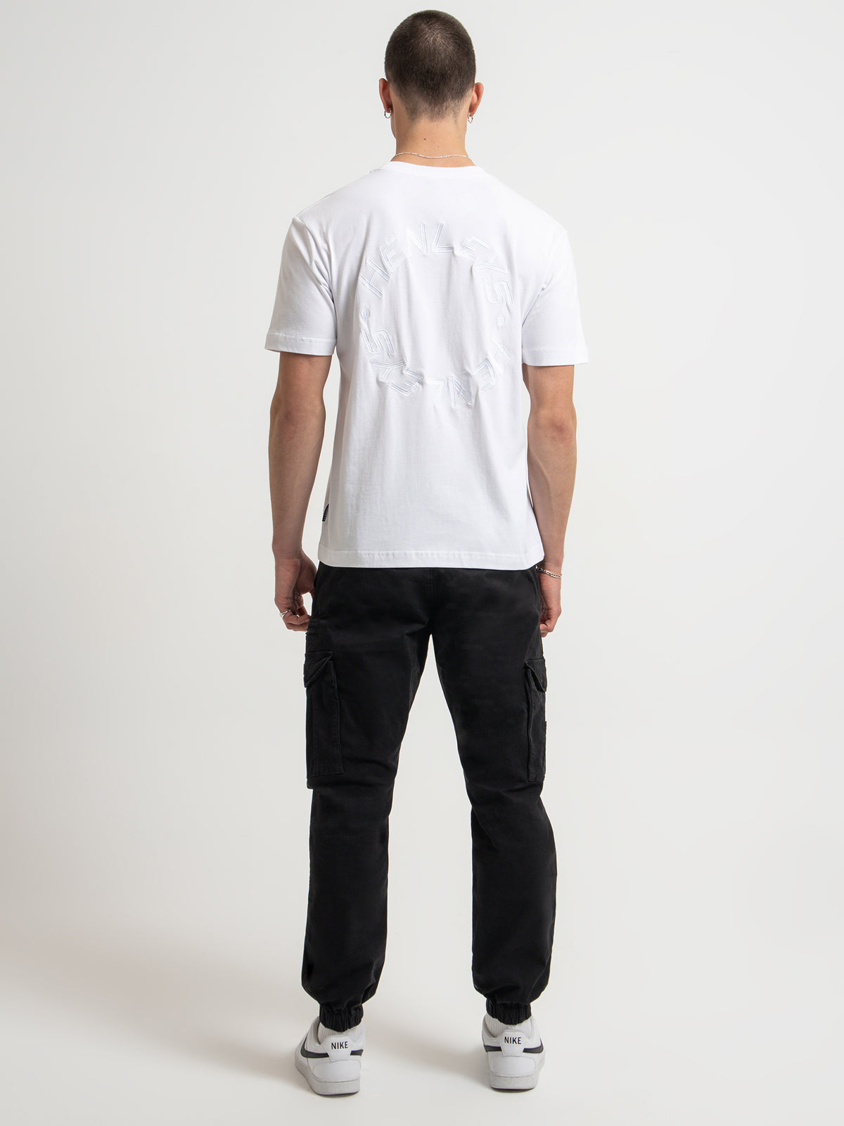 Henleys Defence Tonal T-Shirt in White | White