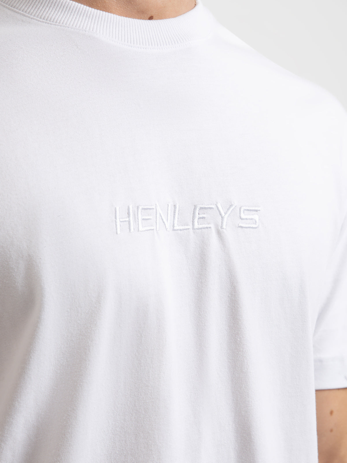 Henleys Defence Tonal T-Shirt in White | White