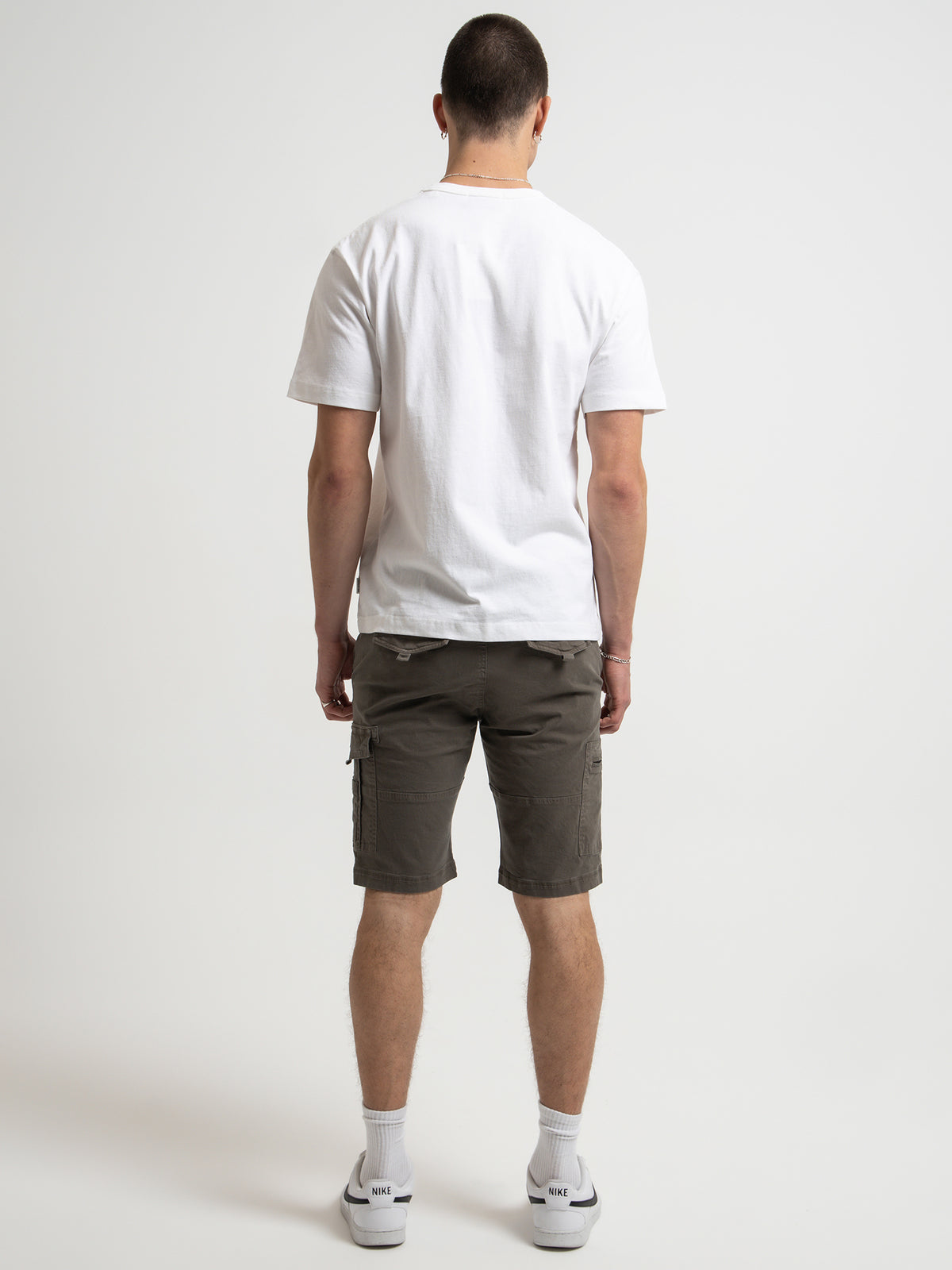 Henleys Leon Cargo Shorts in Dark Forest Green | Dark Forest