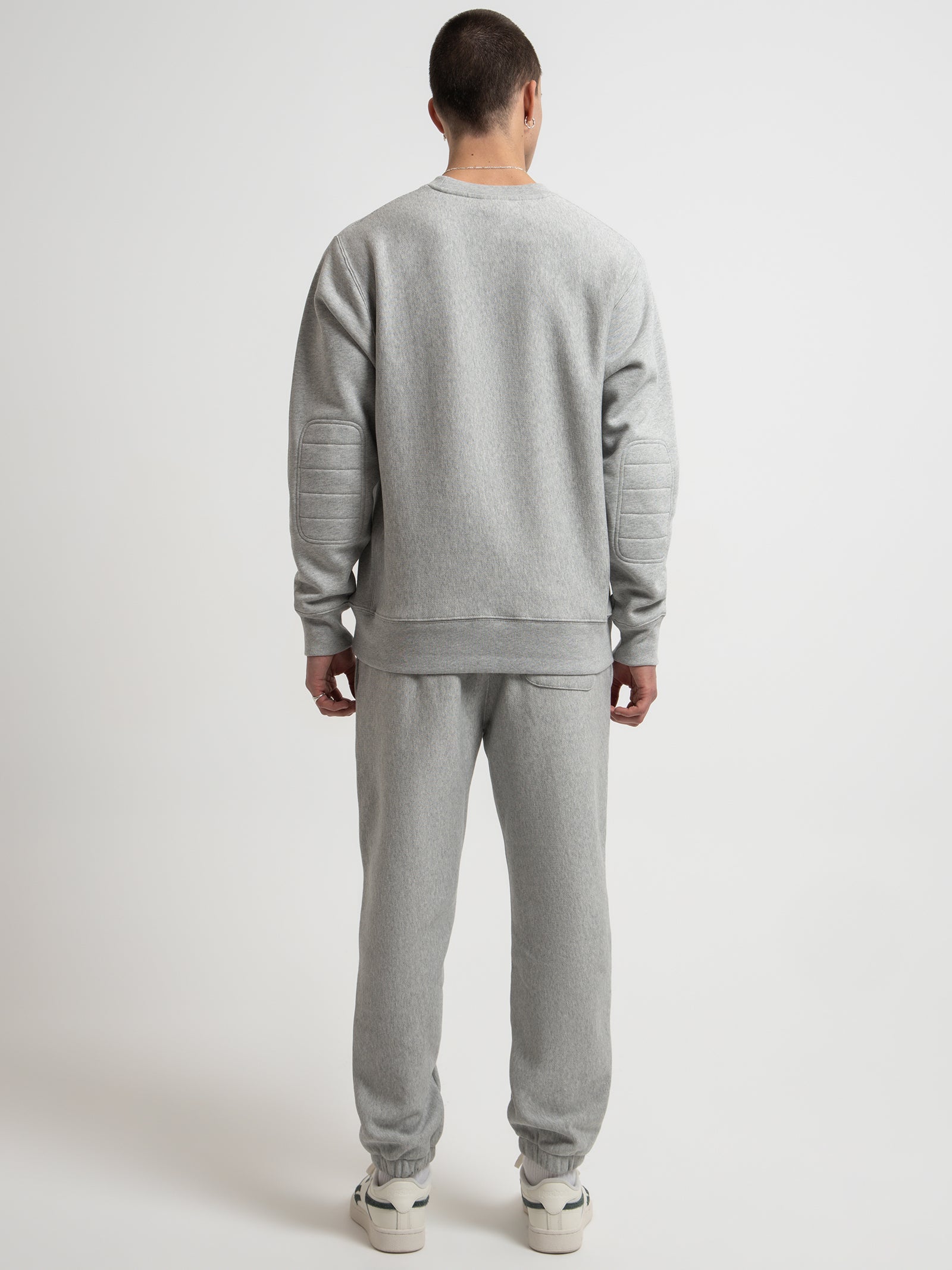 Reverse Weave Clubhouse Relaxed Joggers in Oxford Heather | Glue Store