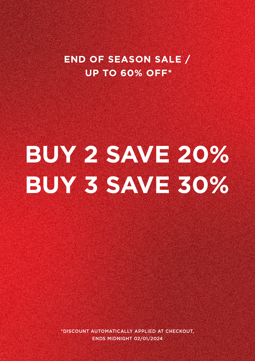 End Of Season Sale