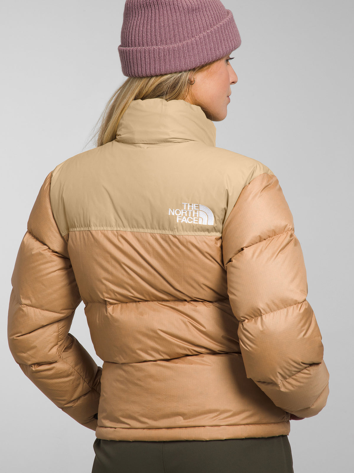 The North Face 1996 Retro Nuptse Jacket in Almond Khaki | Almond Khaki