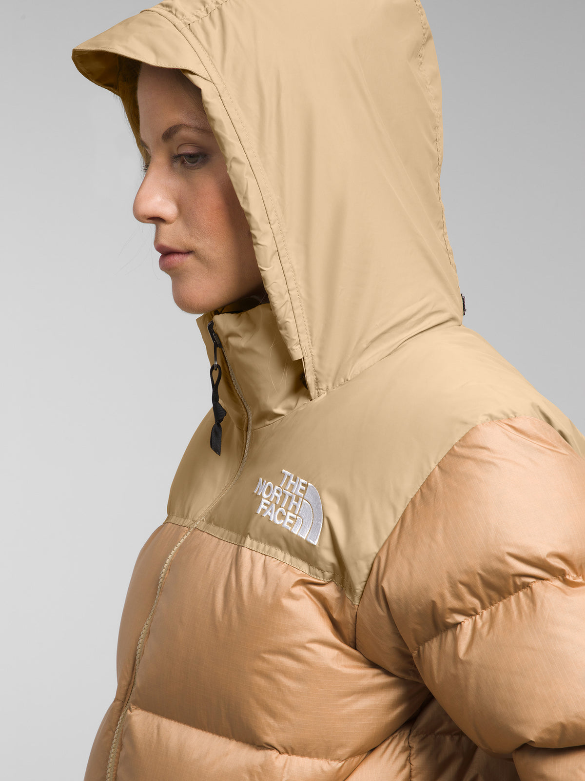 The North Face 1996 Retro Nuptse Jacket in Almond Khaki | Almond Khaki