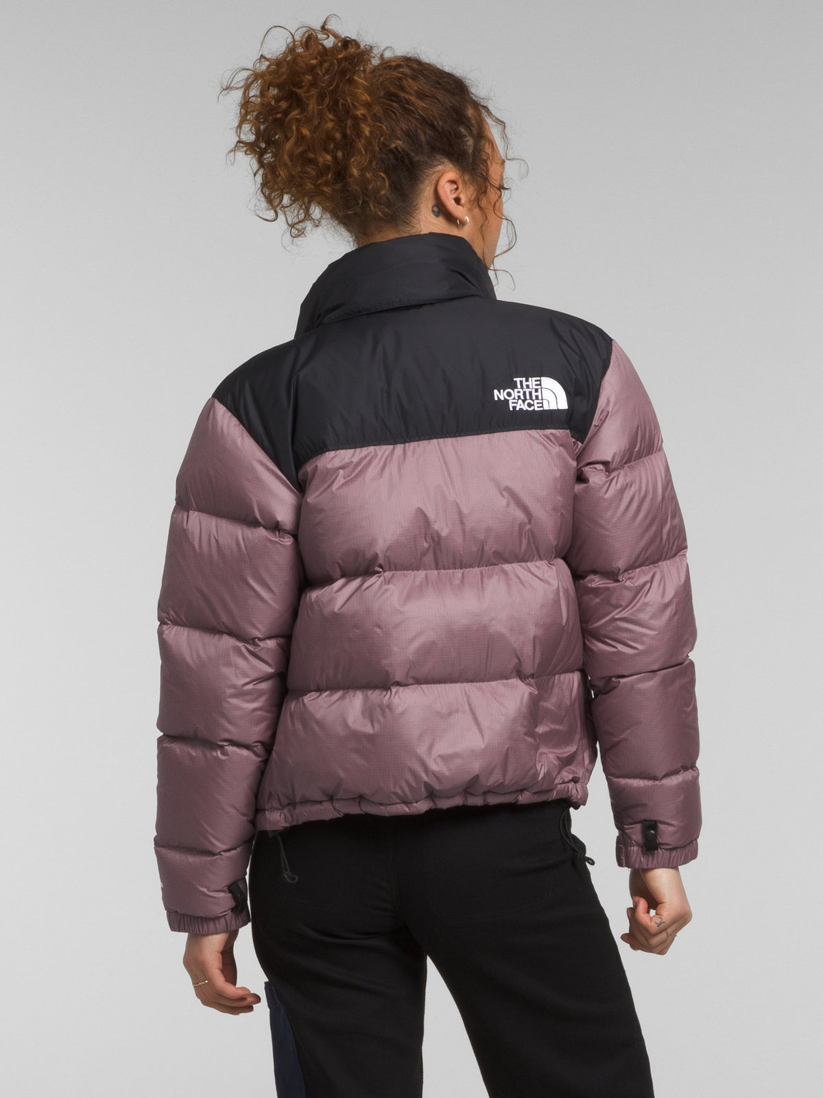 The North Face 1996 Retro Nuptse Jacket in Fawn Grey & TNF Black | Fawn Grey / Tnf Black