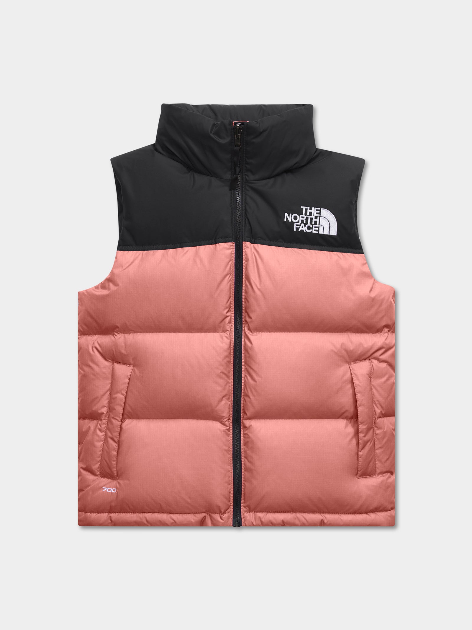 1996 Retro Nuptse Vest in Light Mahogany