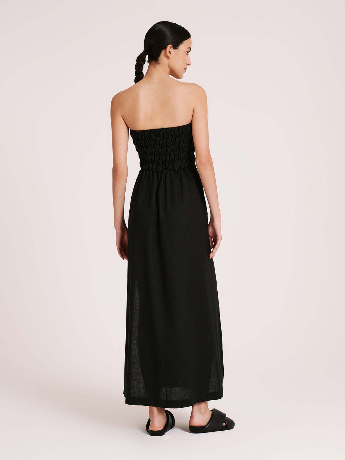 Nude Lucy Zuri Maxi Dress in Black | Black