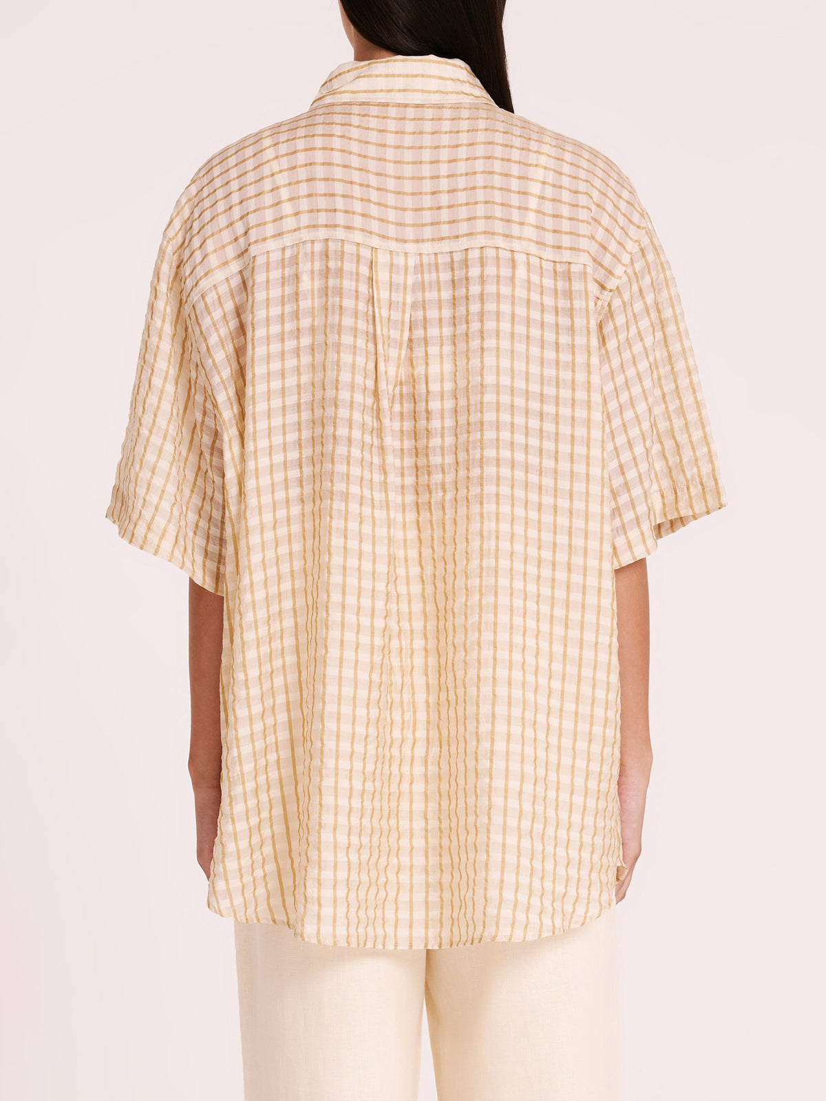 Nude Lucy Meadow Shirt in Honey Plaid | Honey Plaid