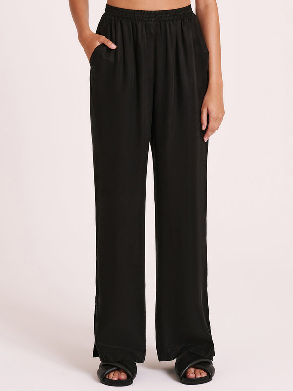 Nude lucy Dara Cupro Pants in Black Black | Glue Store