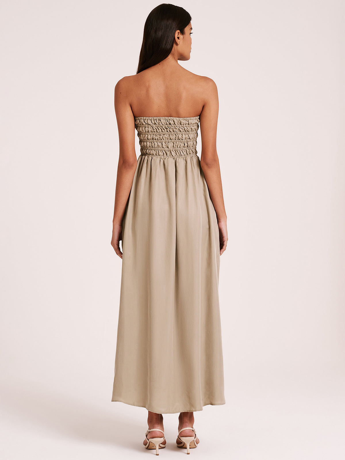 Nude Lucy Zuri Maxi Dress in Olive | Olive