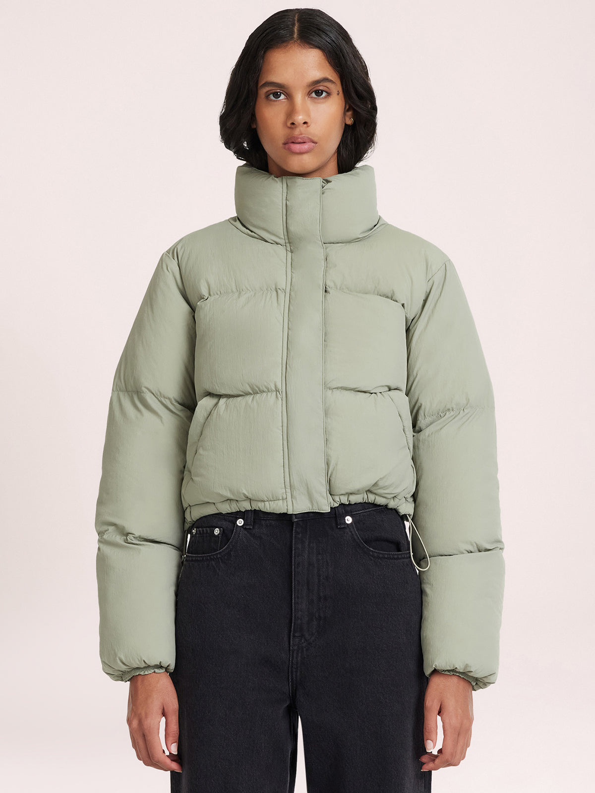 Nude lucy Topher Puffer Jacket Fog Glue Store