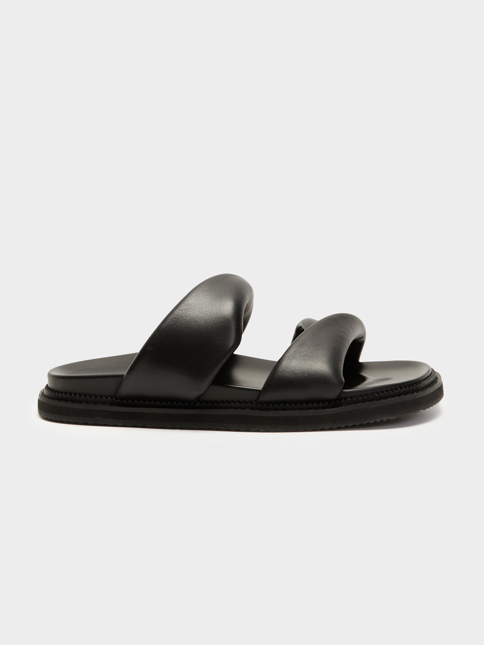 Paris Sandals in Black Glue Store