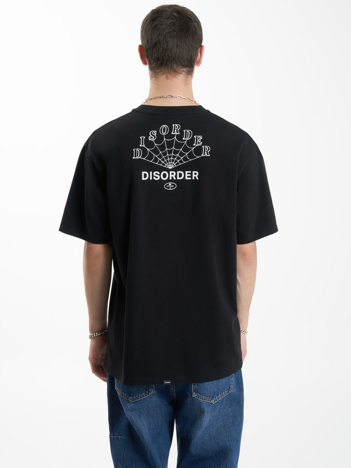 Thrills Disorder Disorder Oversized Fit T-Shirt | Black