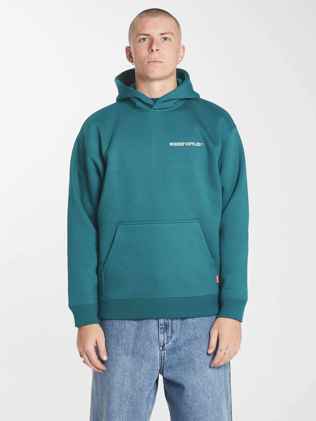 Worship Cheeky Pull Over Hood Everglade | Glue Store