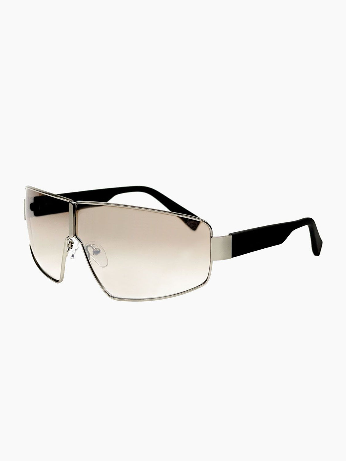 OTRA Paris Sunglasses in Silver & Brown | Silver/Brown