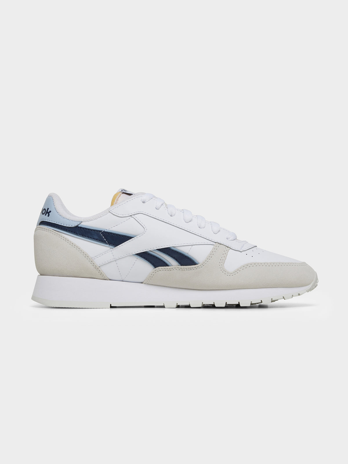 Reebok Unisex Classic Leather Sneakers | Cloud White/Pure Grey/PaleBlue