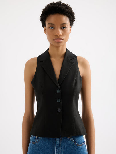 Thilda Linen Vest