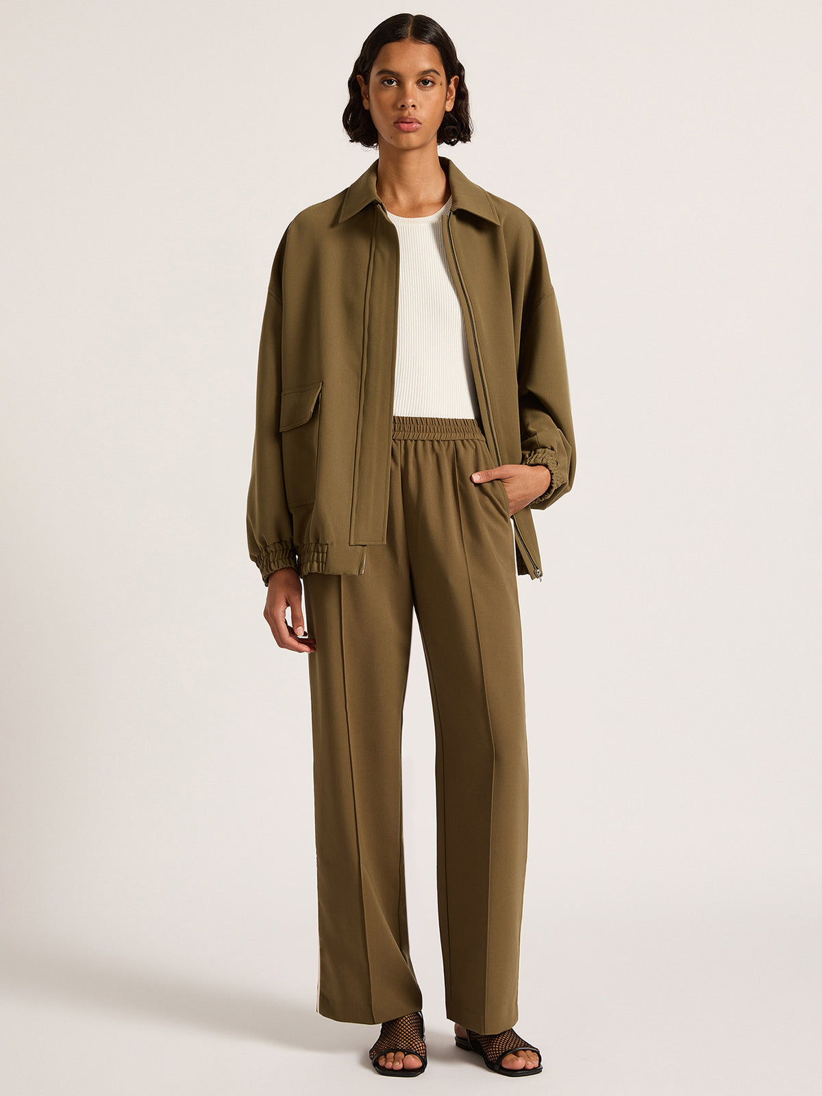 Nude Lucy Blake Pants | Khaki