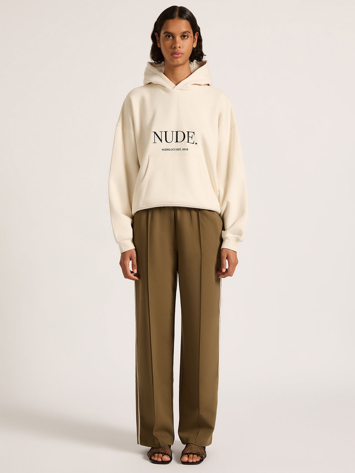 Nude Lucy Nude. Hoodie | Bone