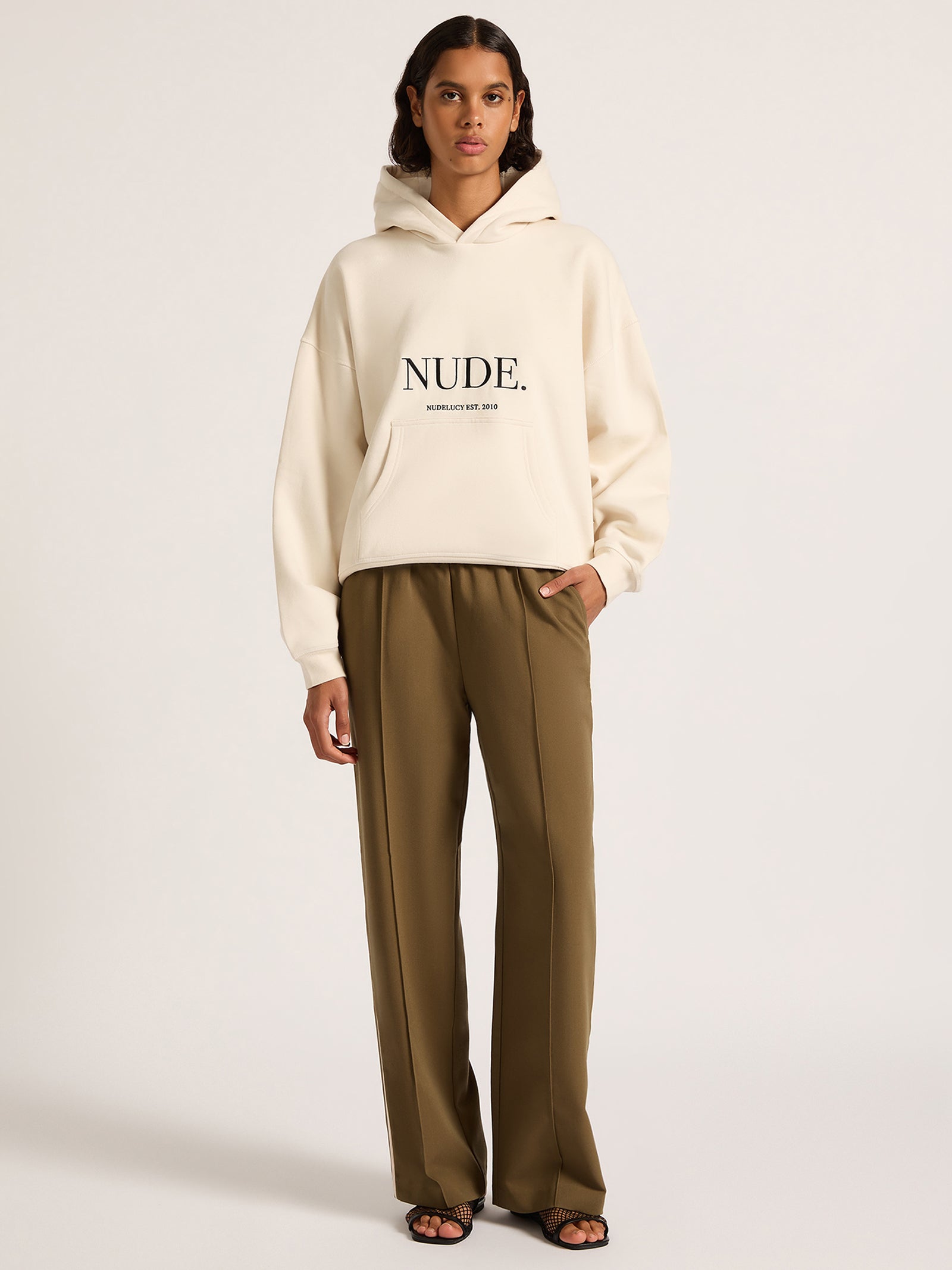 Nude. Hoodie