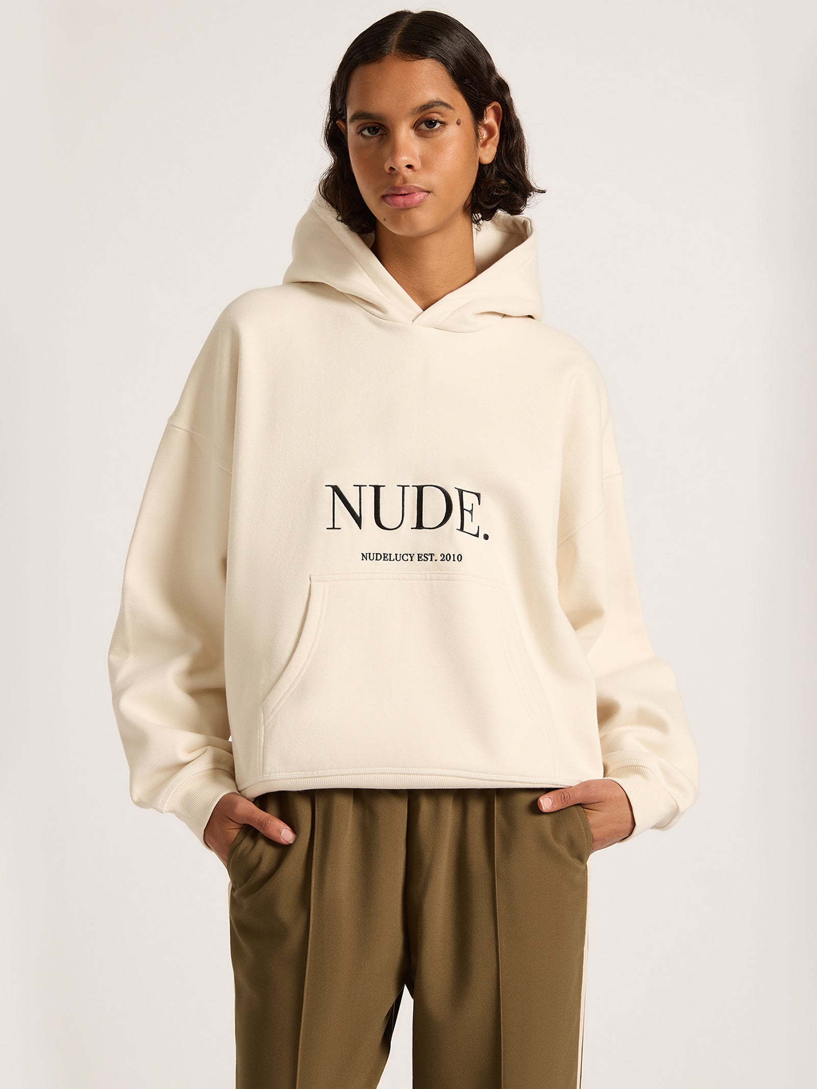 Nude. Hoodie