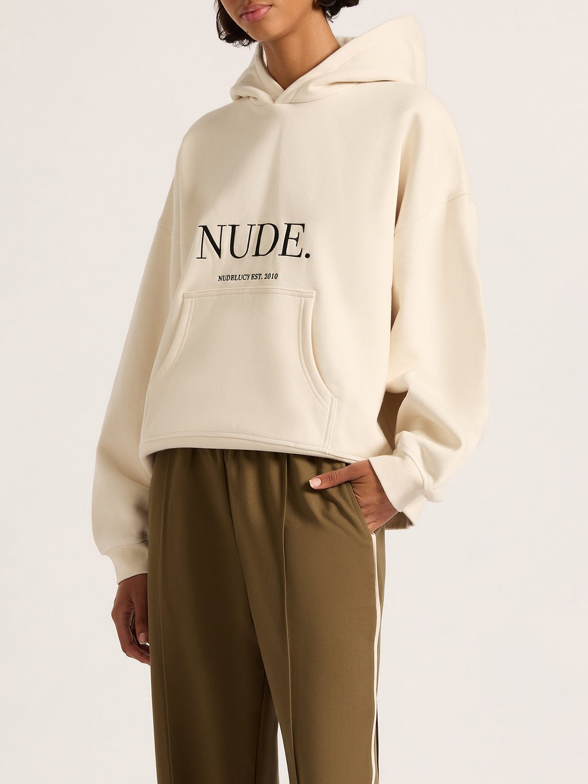 Nude Lucy Nude. Hoodie | Bone