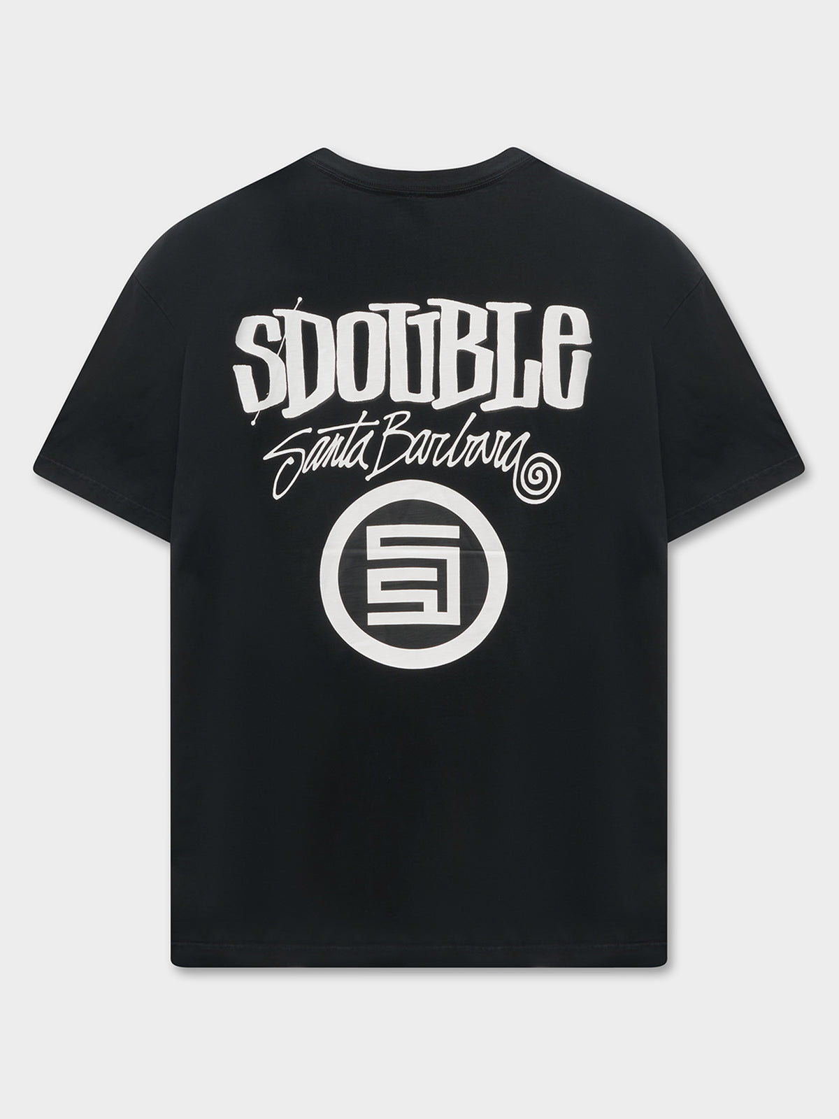 S-Double Combo Platter Tee In Washed Black | Washed Black