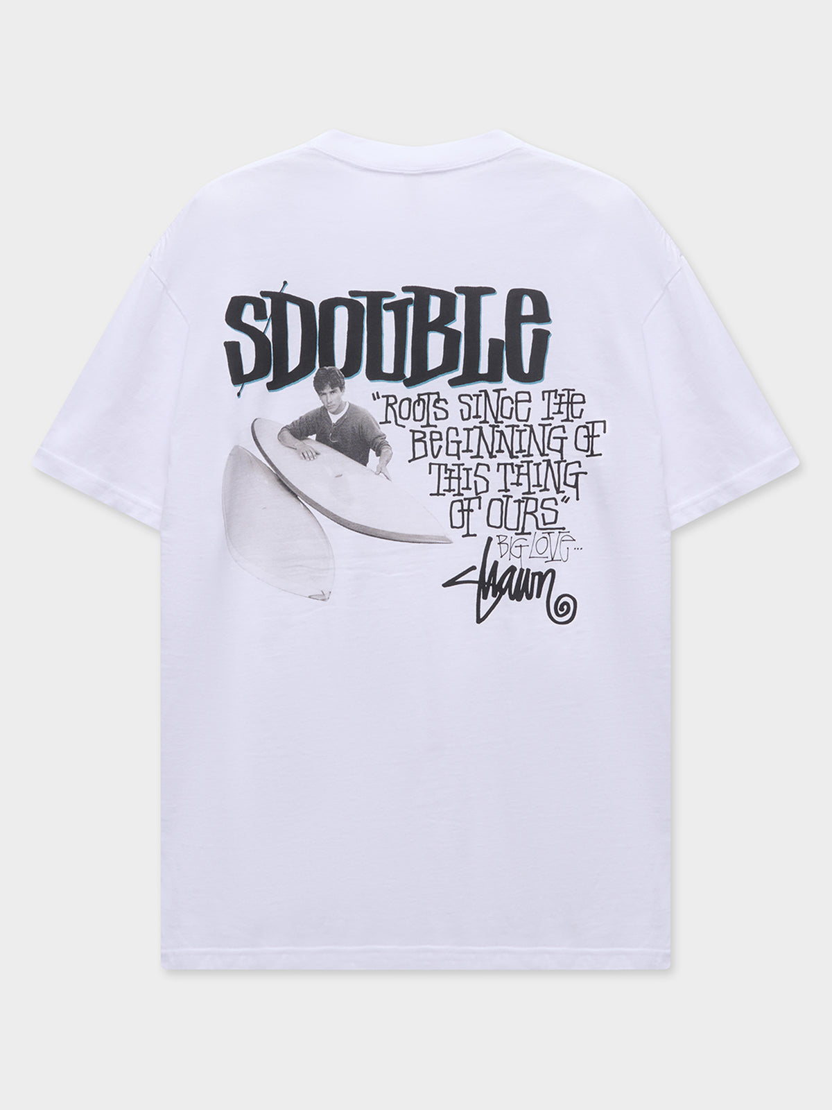 S-Double Pintails Tee In White | White