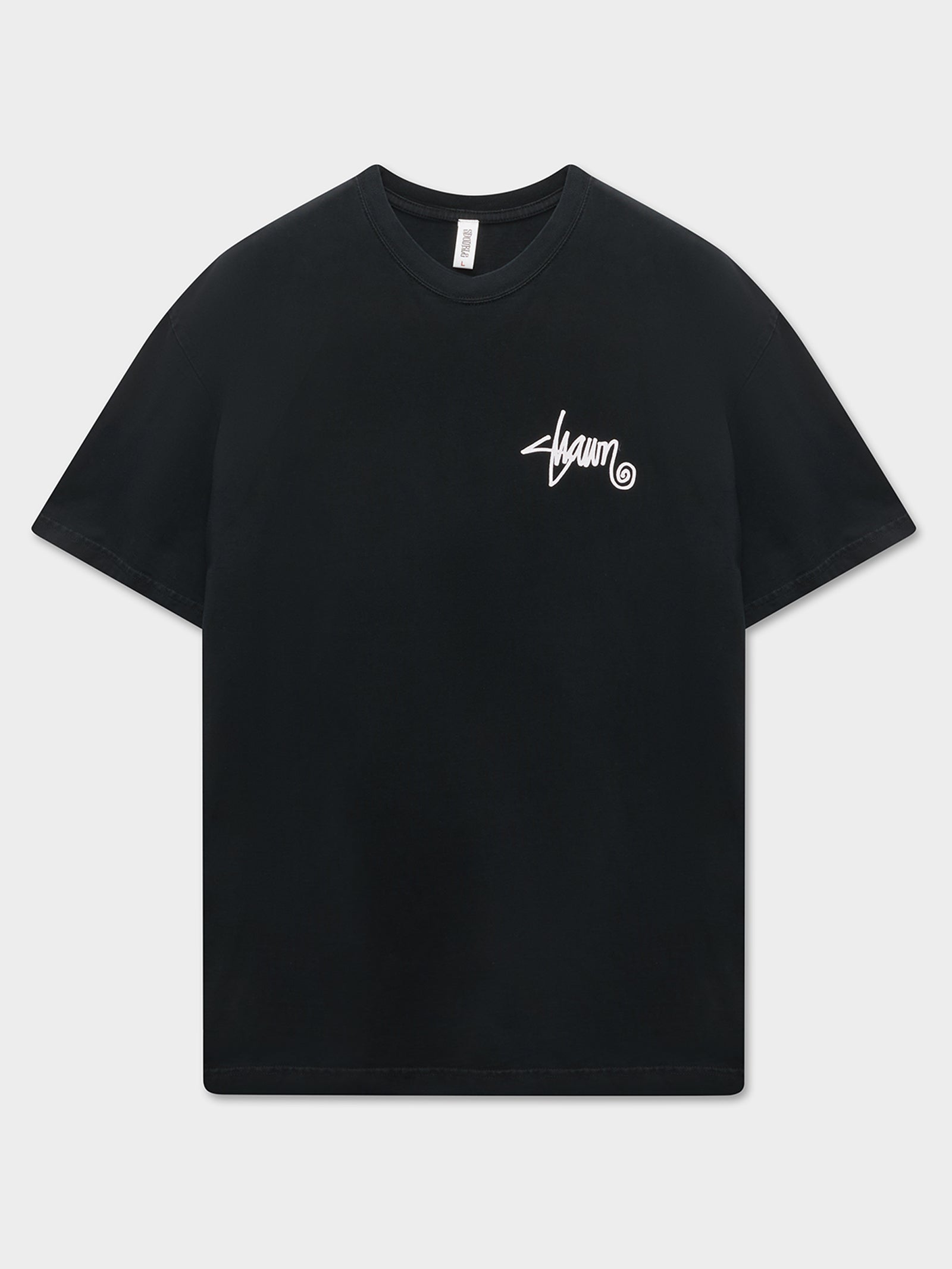 Roots Dot Tee In Washed Black