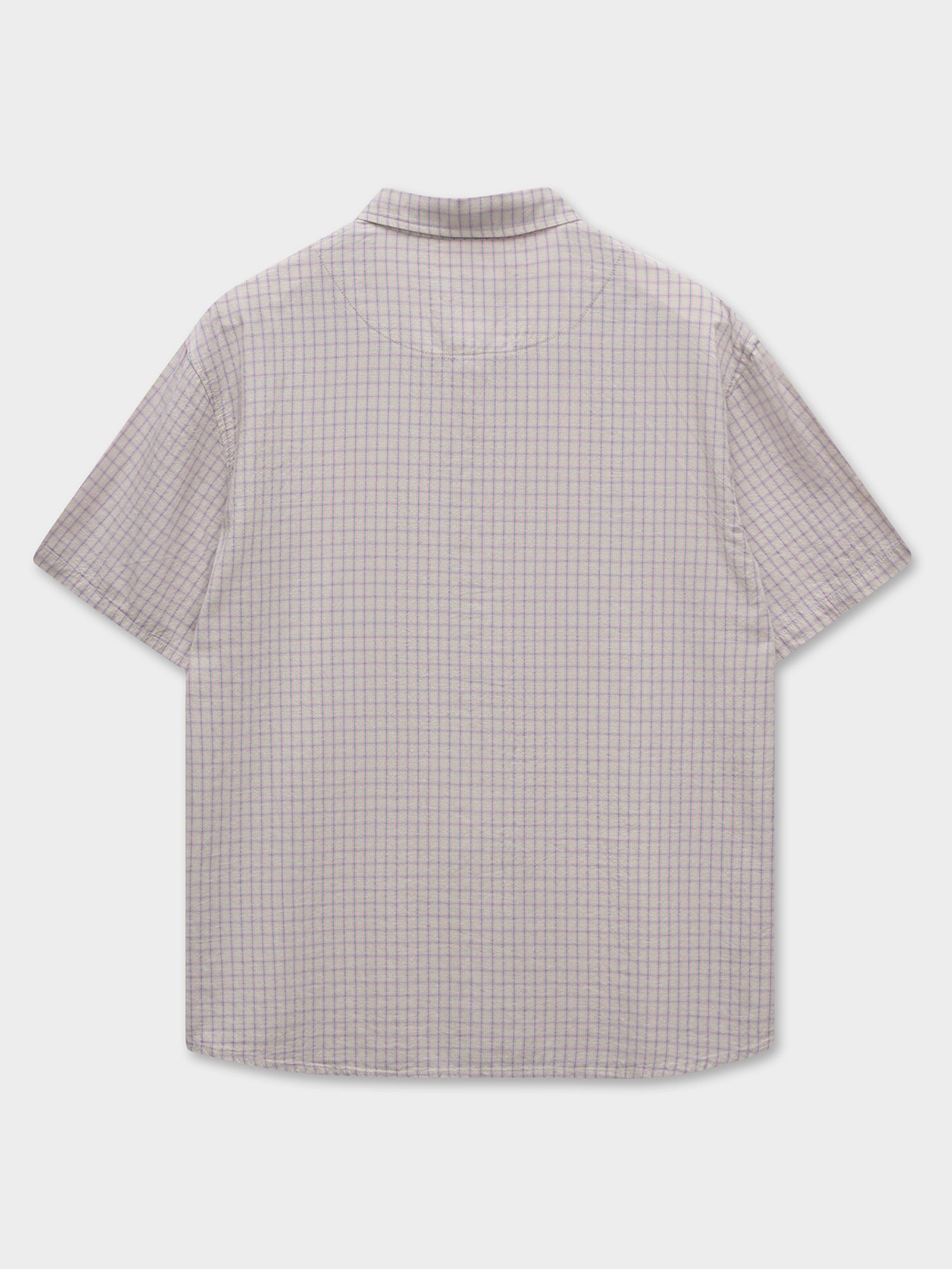 Card Check Shirt In Pink