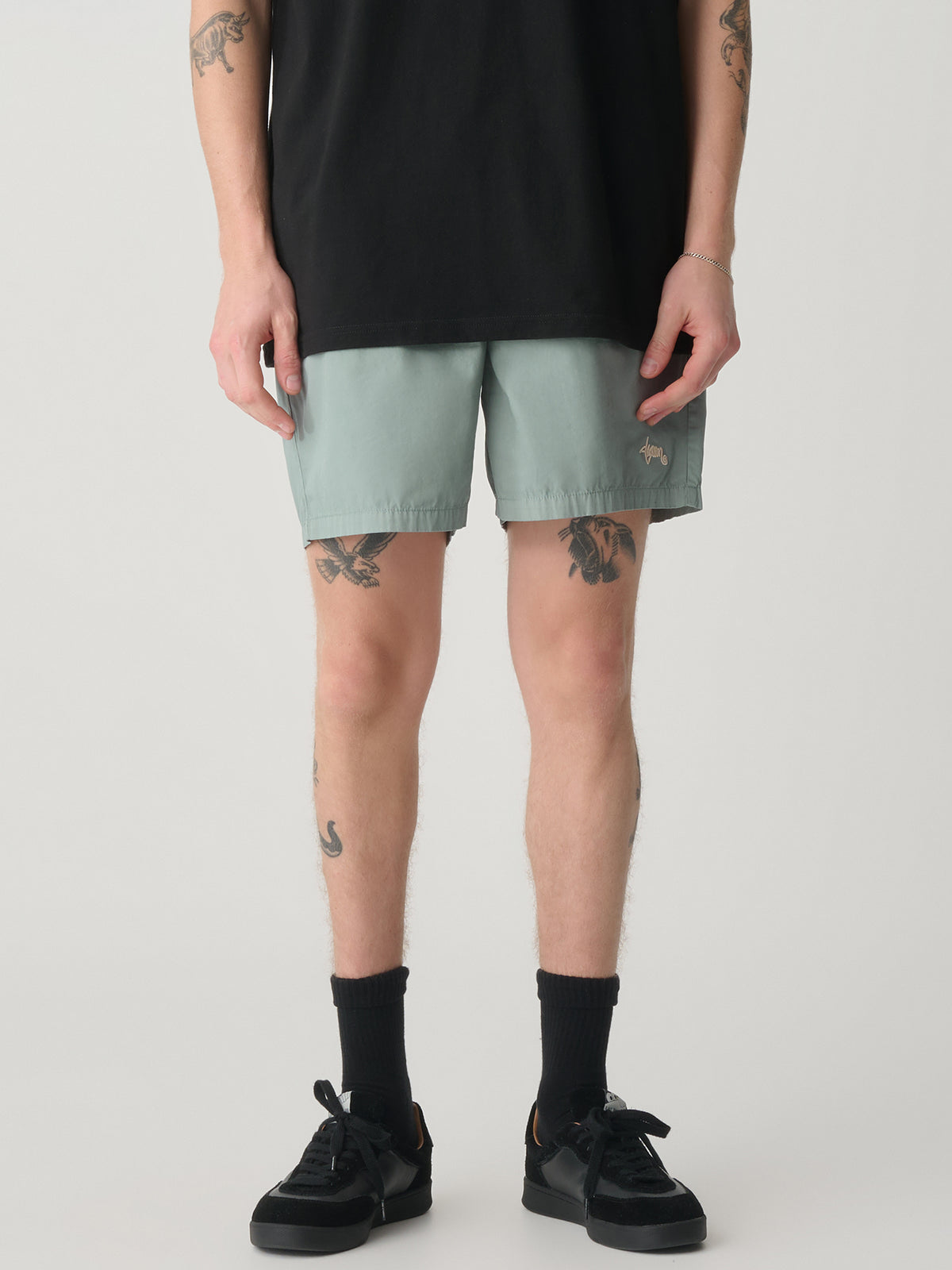 S-Double Poplin Coast Boxer in Sage Green | Sage Green