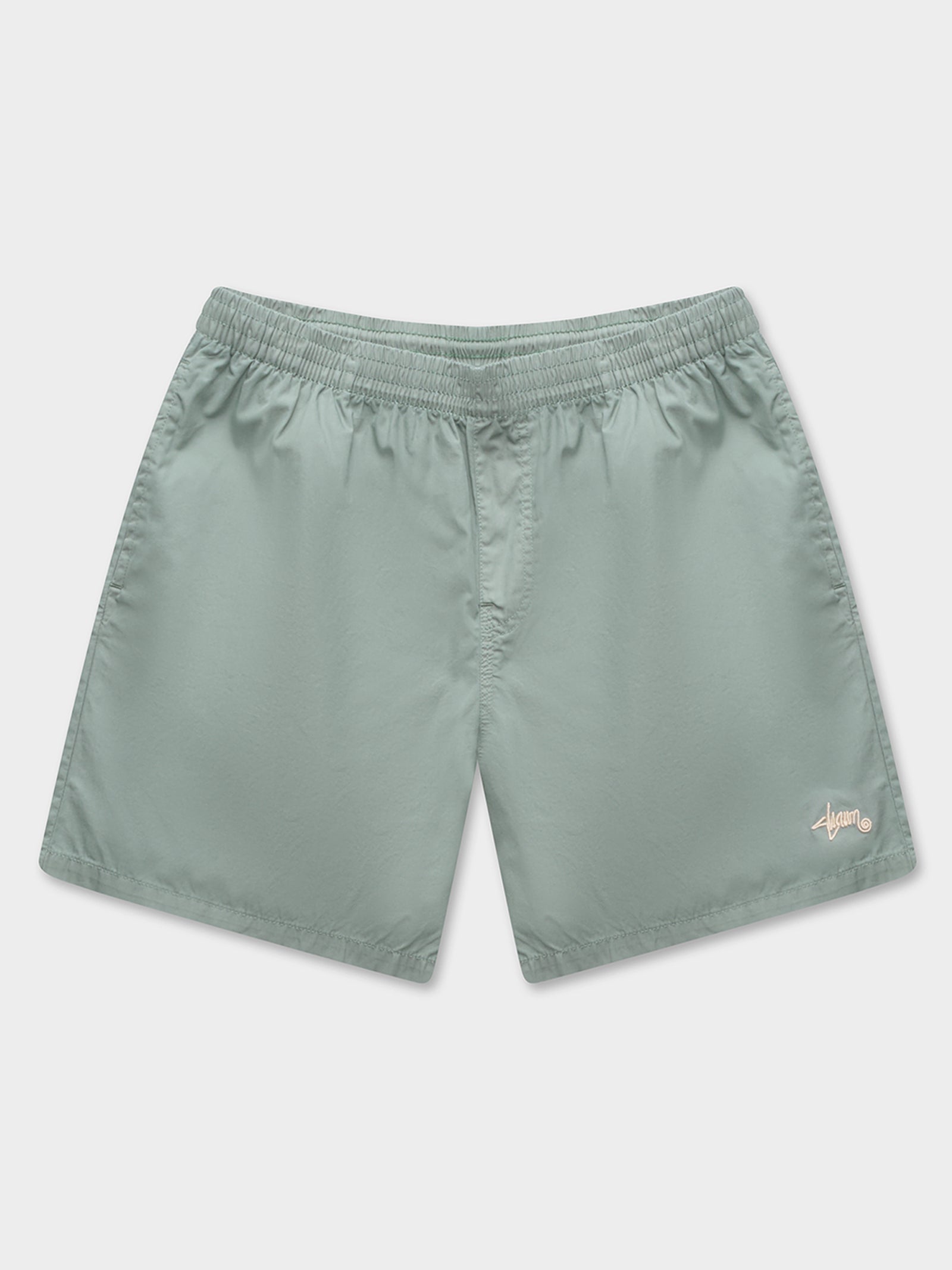 Poplin Coast Boxer in Sage Green