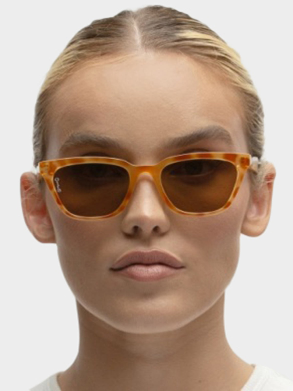 OTRA Seva Sunglasses in Orange Tort & Brown | Orange Tort / Brown Lense