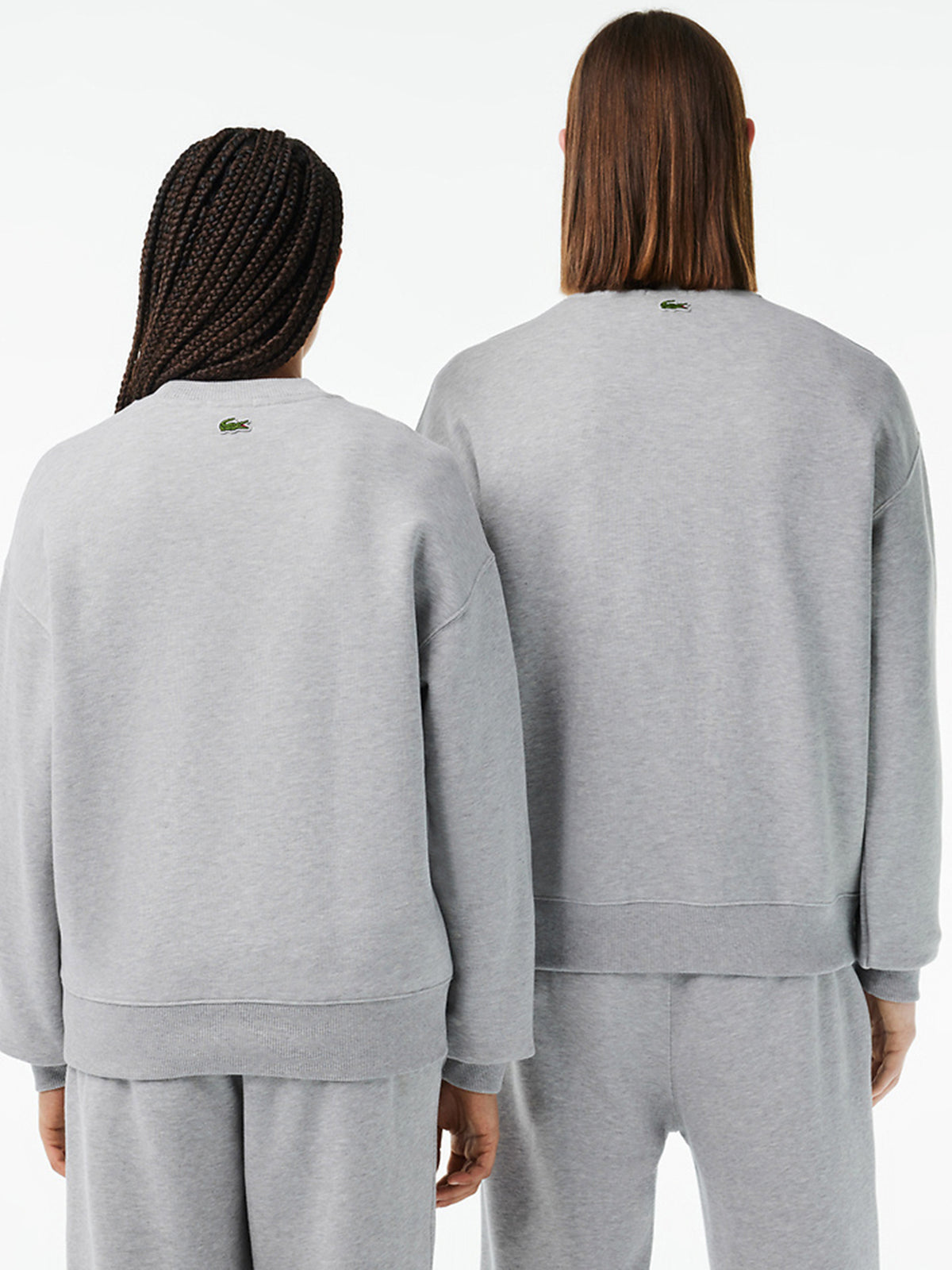 Lacoste Originals Loose Fit Sweat | Silver Chine