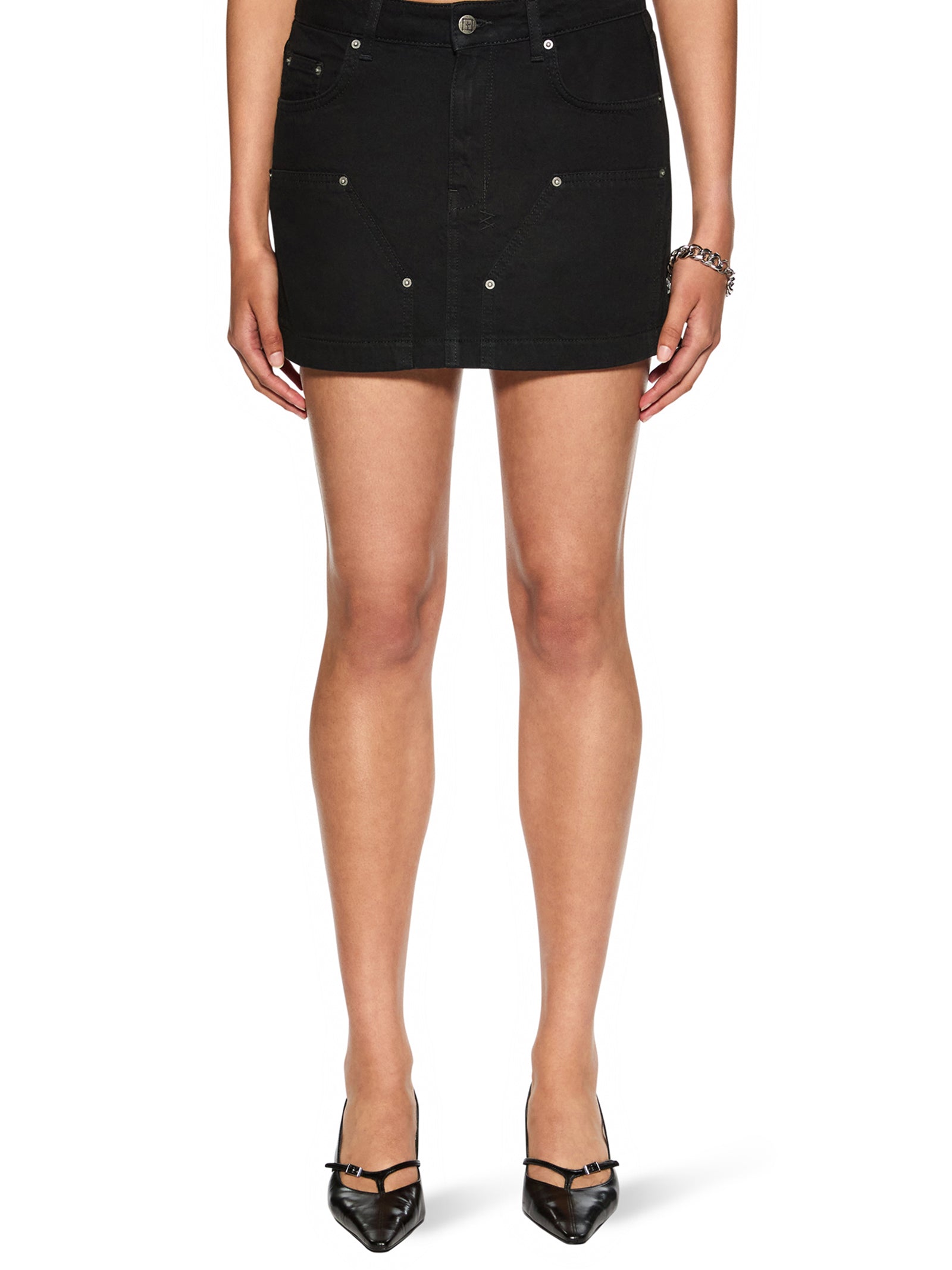 Low Rider Mini Skirt - Barnyard Black