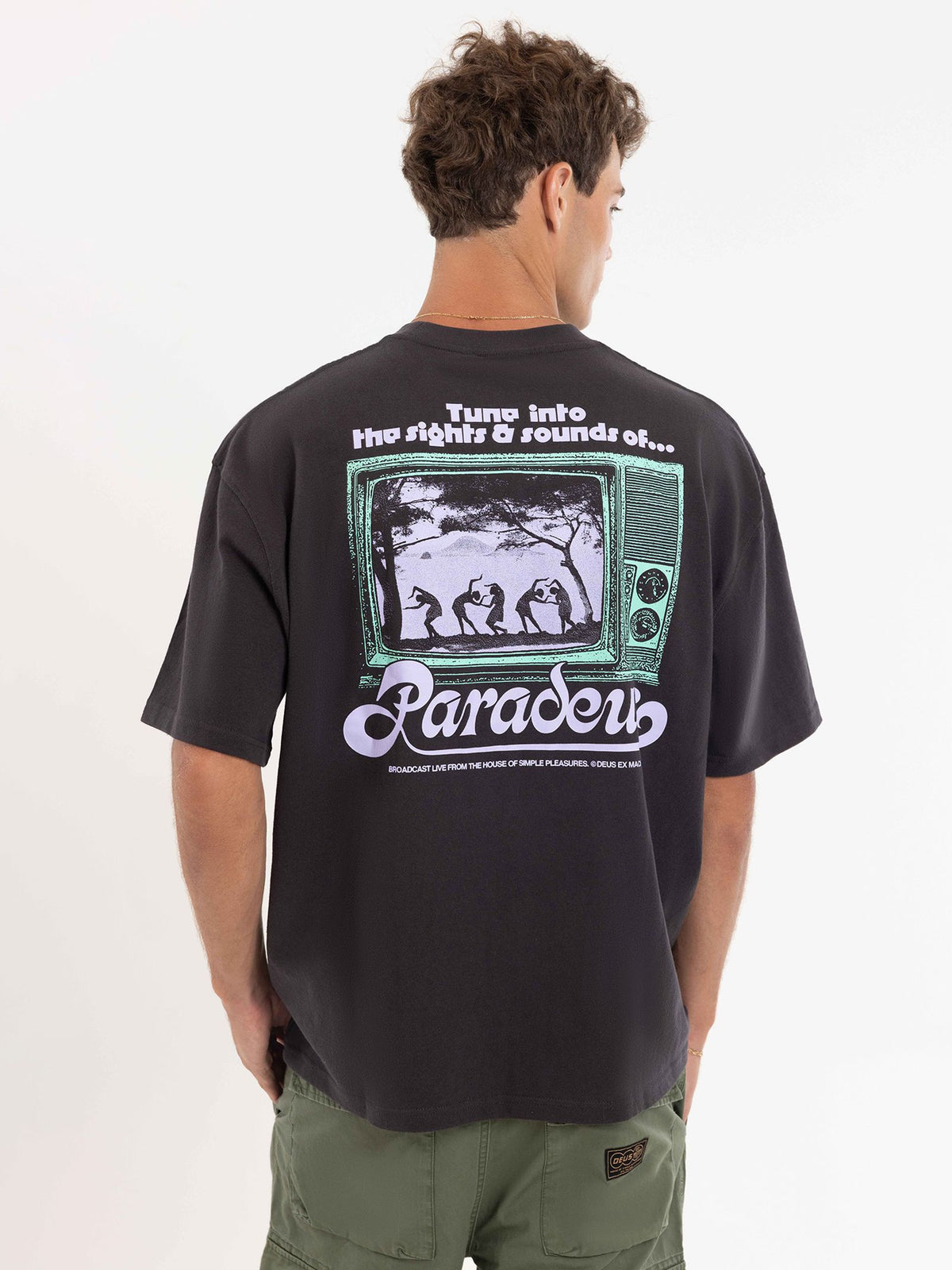 Deus Sights & Sounds T-Shirt | Anthracite