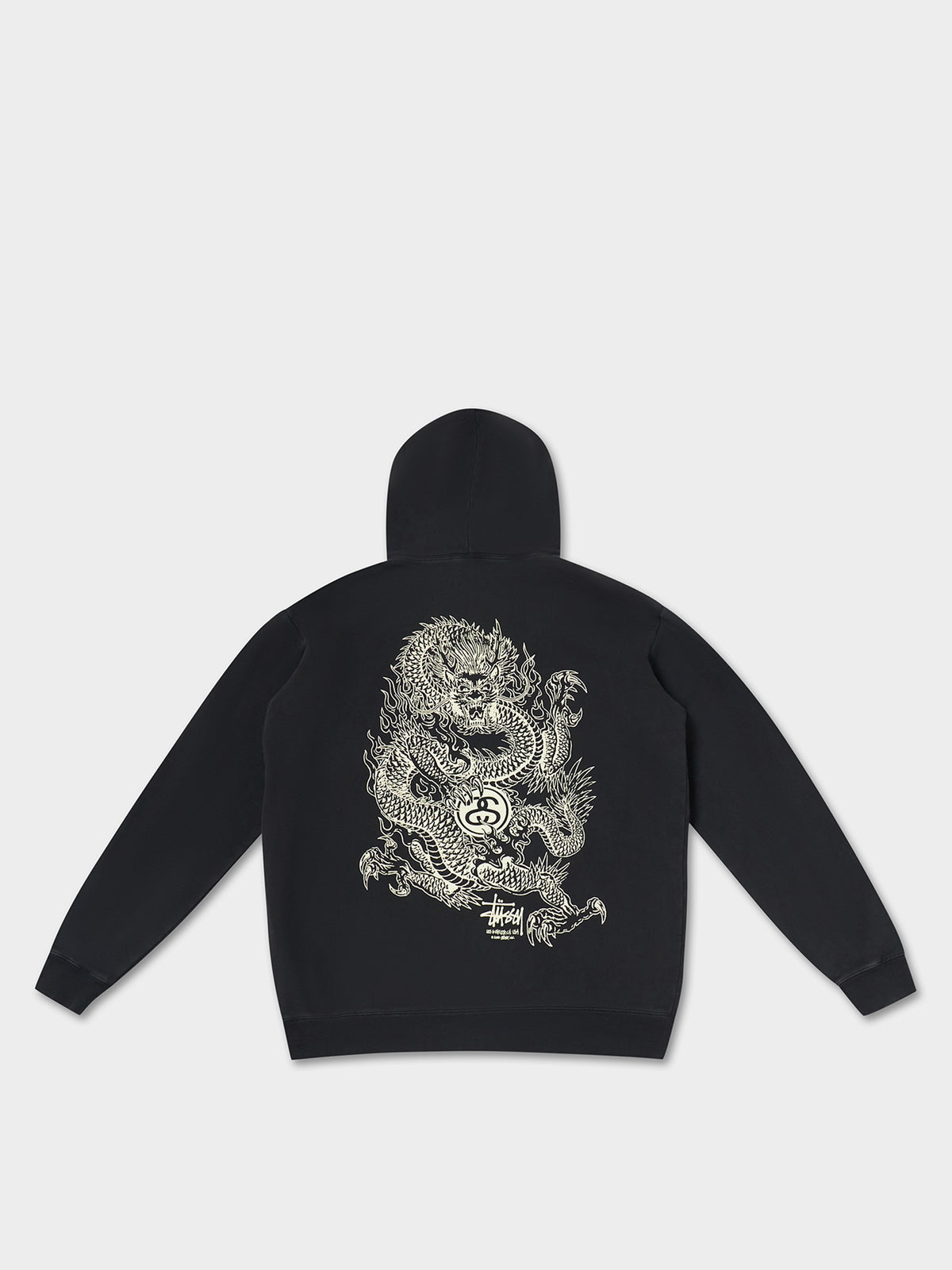 Stussy Dragon Hood | Pigment Black