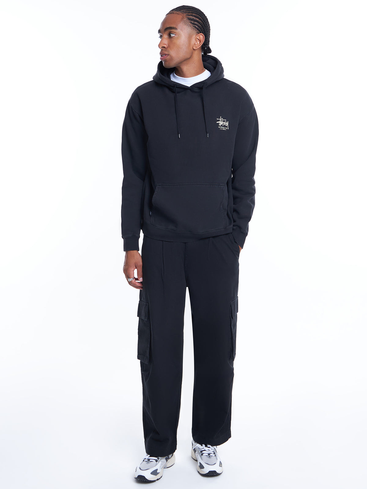 Stussy Dragon Hood | Pigment Black